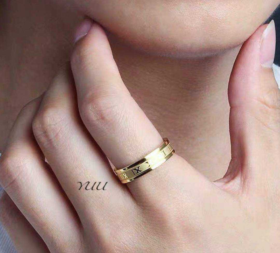  pairing romaji pair ring ring stainless steel ring pair accessory metal allergy correspondence 
