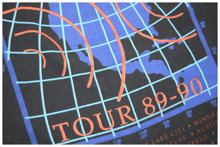 '89-90 BILLY JOEL ビリージョエル STORM FRONT TOUR ヴィンテージTシャツ 【L】 *AA1_画像7