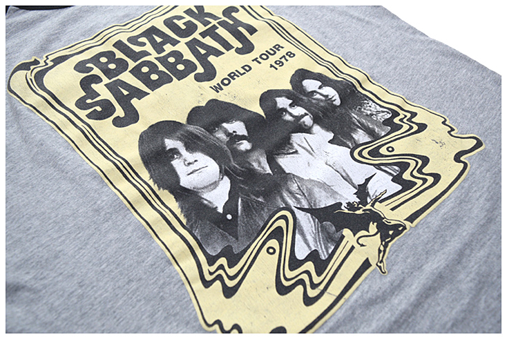 1978 BLACK SABBATH ブラックサバス WORLD TOUR 1978 ヴィンテージTシャツ 【M】 *AB1_画像3