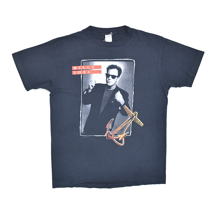 '89-90 BILLY JOEL ビリージョエル STORM FRONT TOUR ヴィンテージTシャツ 【L】 *AA1_画像1