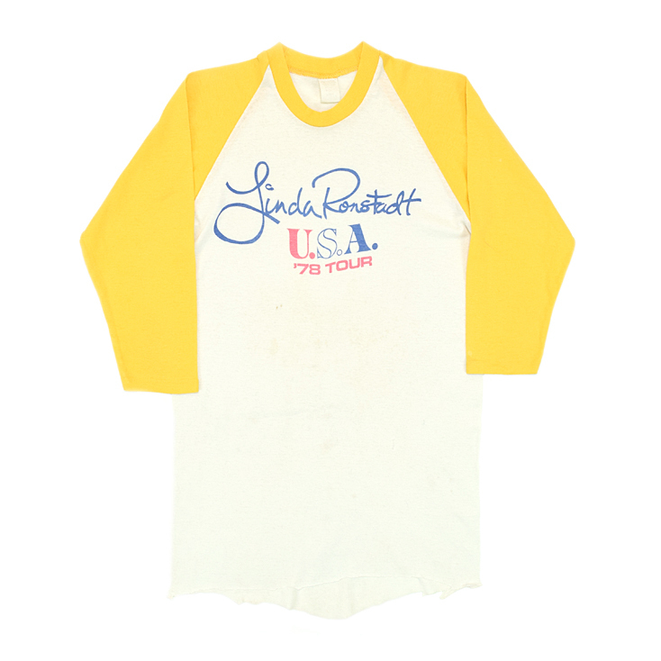 1978 LINDA RONSTADT リンダロンシュタット USA '78 TOUR ヴィンテージTシャツ 【L】 *AA1_画像1