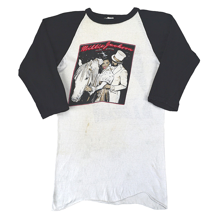 1981 MILLIE JACKSON ミリージャクソン JUST A LIL' BIT COUNTRY ヴィンテージTシャツ 【L】 *AF1