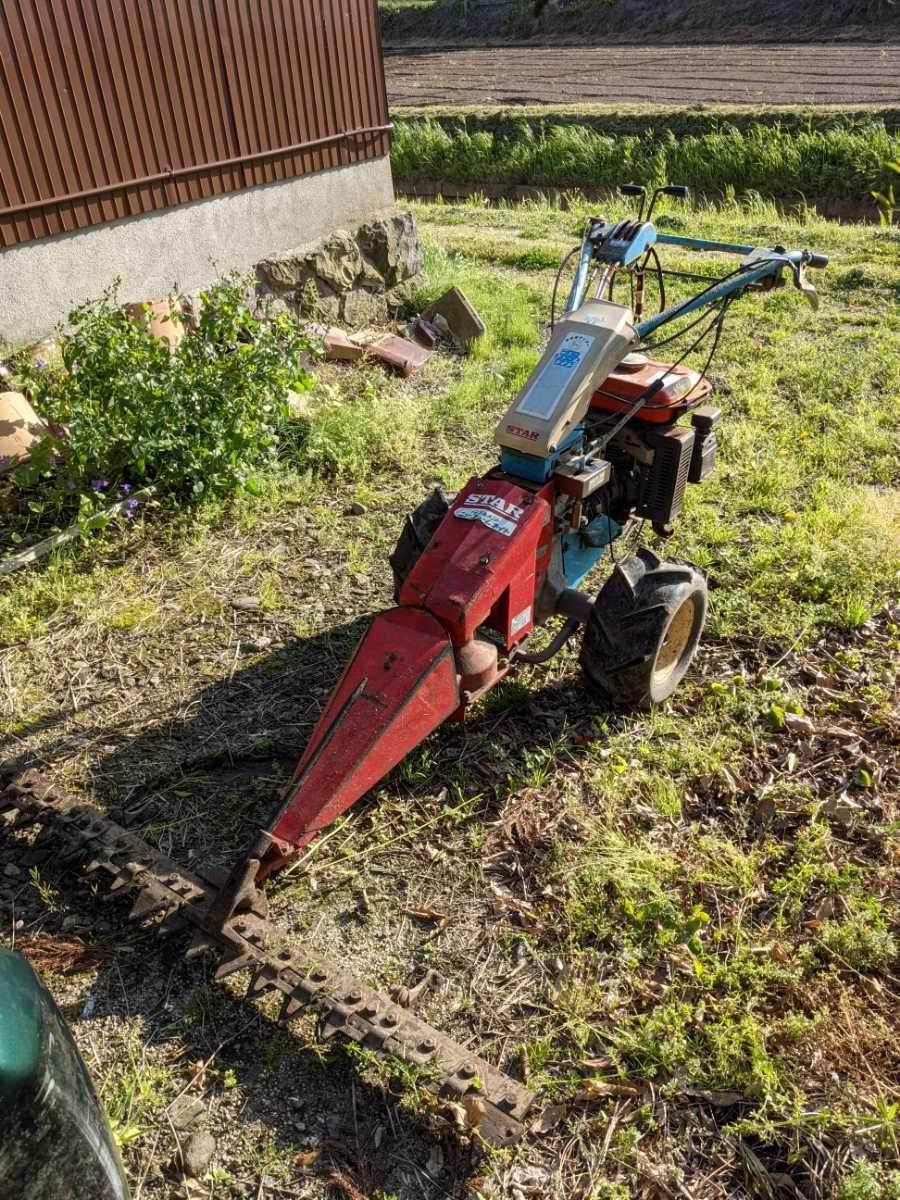 草刈シーズン到来 スター農機 多目的テイラー HTK8070 自走式バリカンモアー 草刈 耕作放棄地の管理に