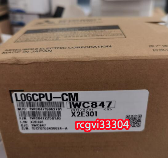 新品 三菱電機 シーケンサ L06CPU-CM CPUユニット 保証6ヶ月