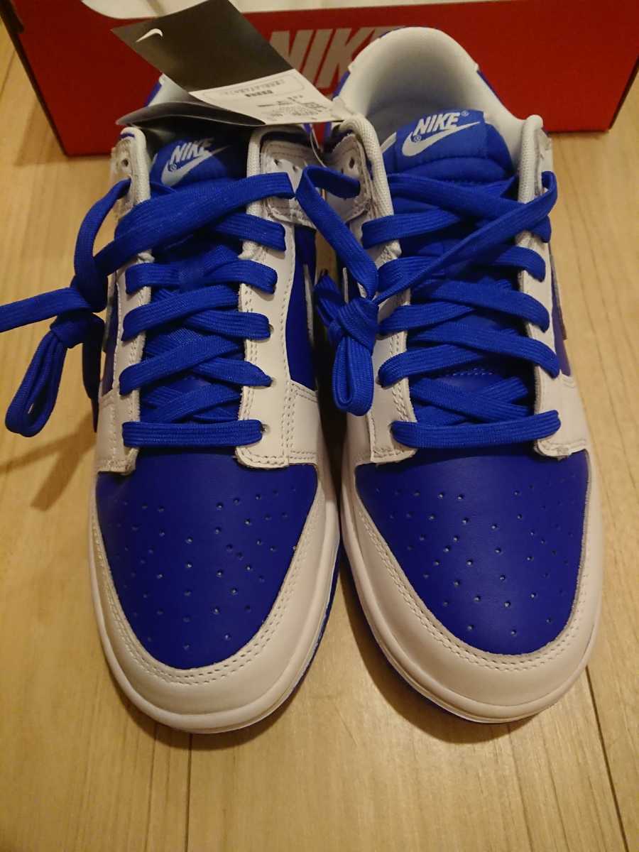 Nike Dunk Low Racer Blue and White Reverse Kentucky ナイキ ダンク ロー レトロ リバースケンタッキー 裏ダンク_画像3