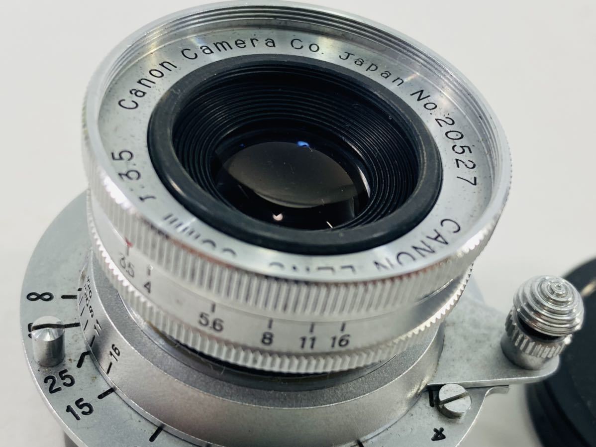 ◇1円★ canon lens 50mm f:3.5 camera co japan NO.20527 カメラレンズ　中古 稼働/動作未確認_画像3
