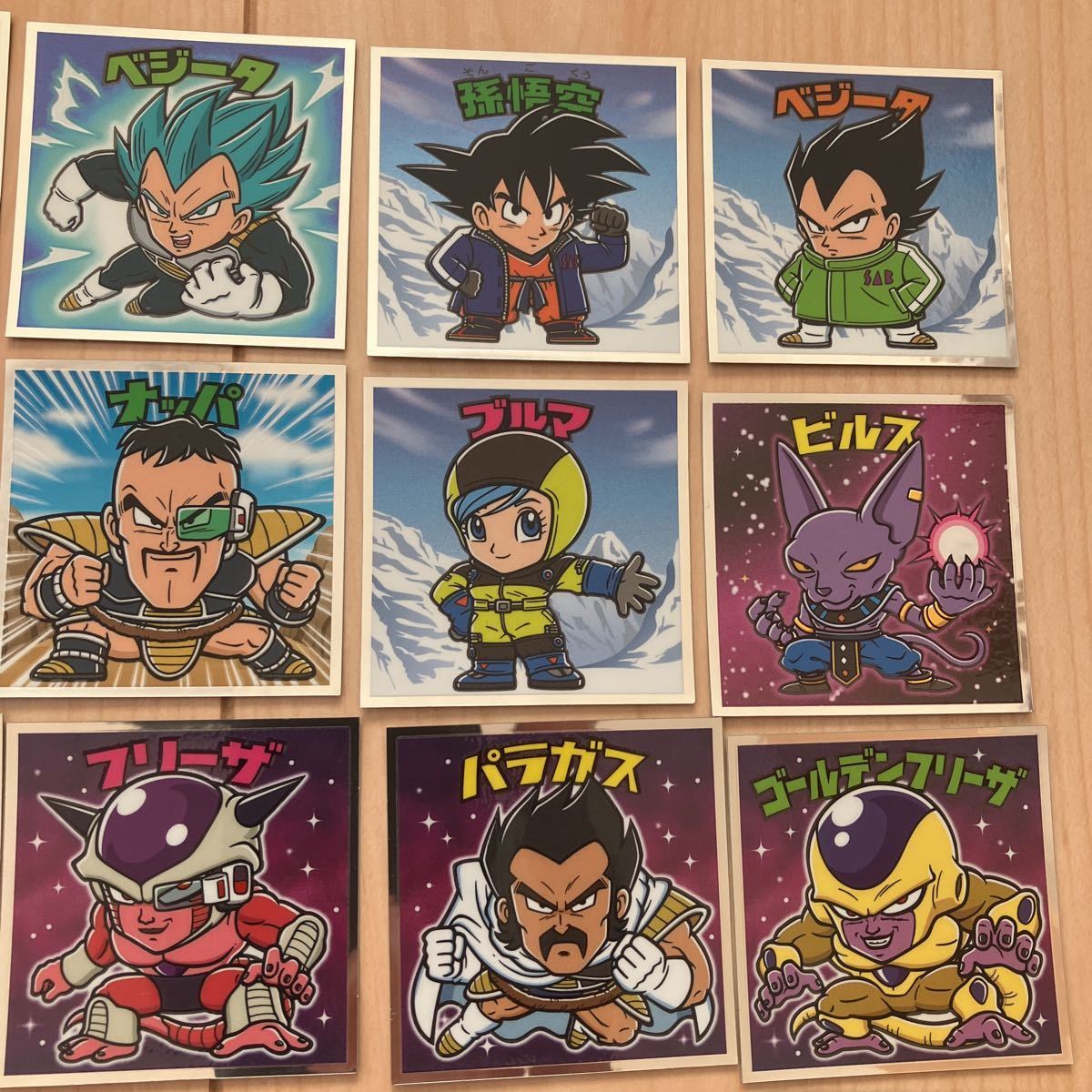 ビックリマン/ドラゴンボールマン超.全24種コンプリート.フルコンプ.ドラゴンボール超.チョコカス拭き取り済み