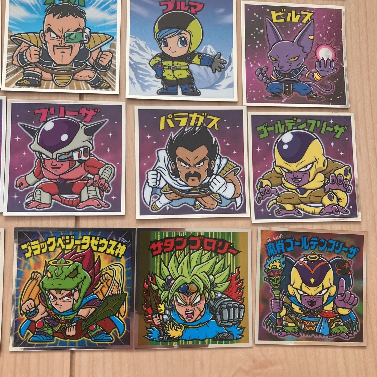 ビックリマン/ドラゴンボールマン超.全24種コンプリート.フルコンプ.ドラゴンボール超.チョコカス拭き取り済み