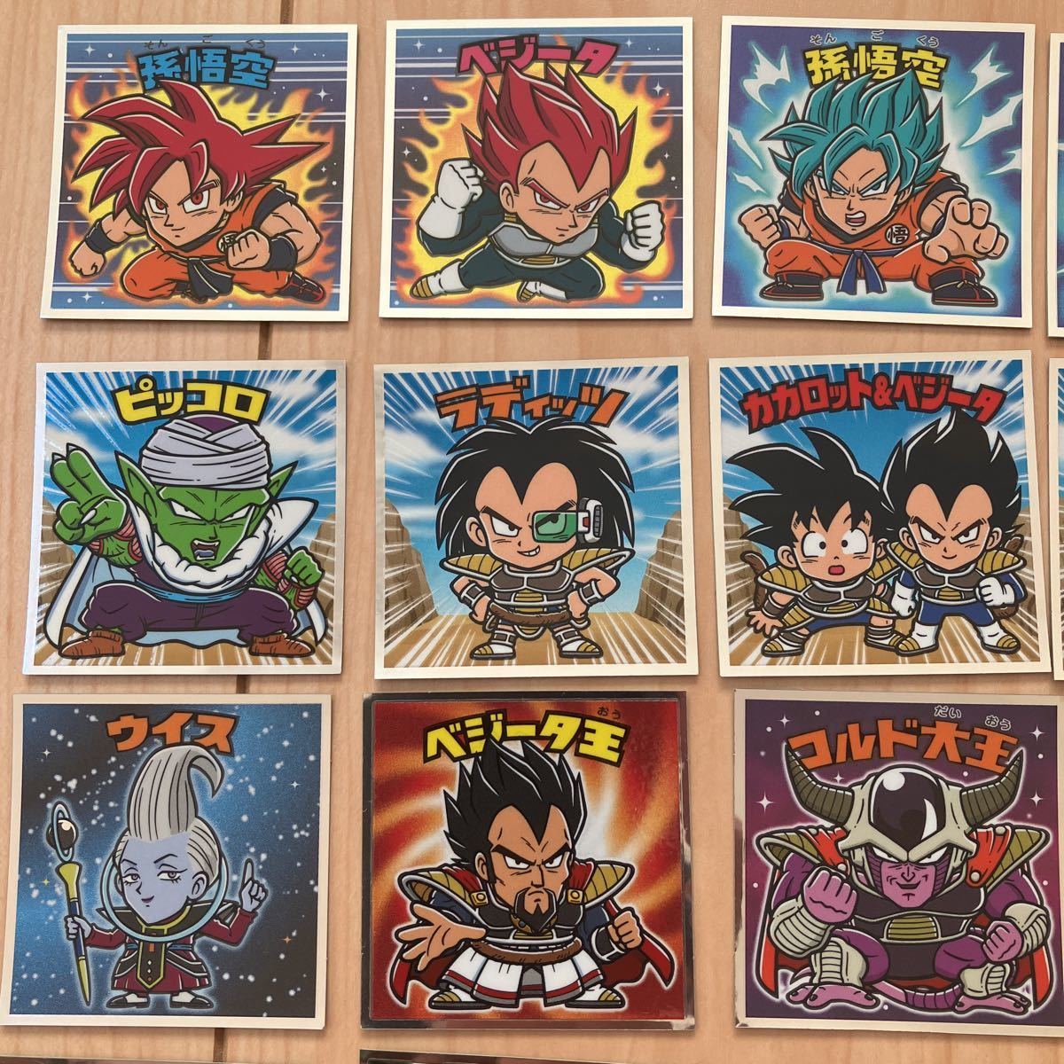 ビックリマン/ドラゴンボールマン超.全24種コンプリート.フルコンプ.ドラゴンボール超.チョコカス拭き取り済み