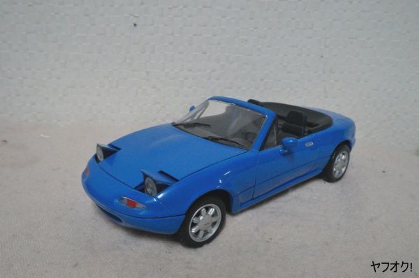 京商 マツダ Miata MX-5 1/18 ミニカー ブルー マツダ ユーノスロードスター リトラ_画像1