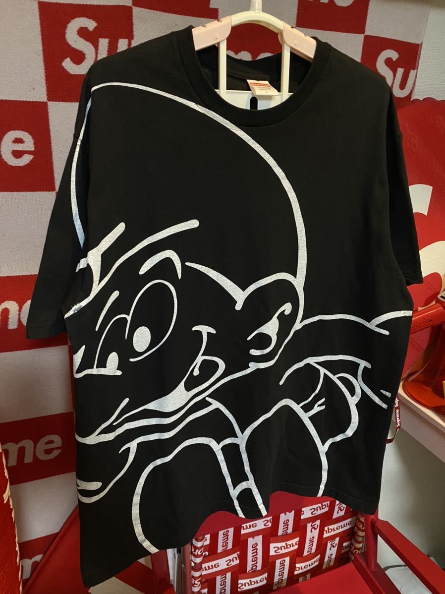 ☆送料無料☆超激レア☆Supreme Smurfs Tee Black シュプリーム