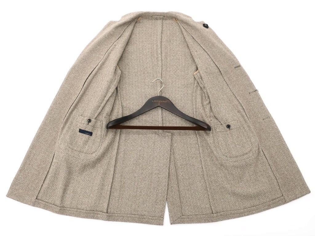 未使用 ラルディーニ LARDINI ヘリンボーン カシミア チェスター