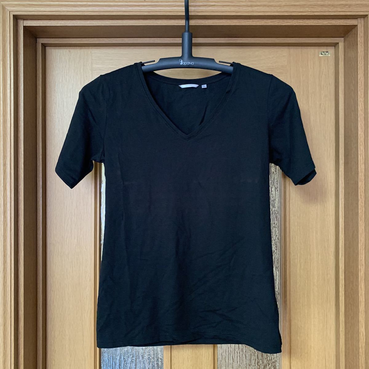  Uniqlo UNIQLO DRY T-SHIRT женский dry футболка tops черный размер L грудь 88A рост 160 1.2 раз использование прекрасный товар бесплатная доставка 