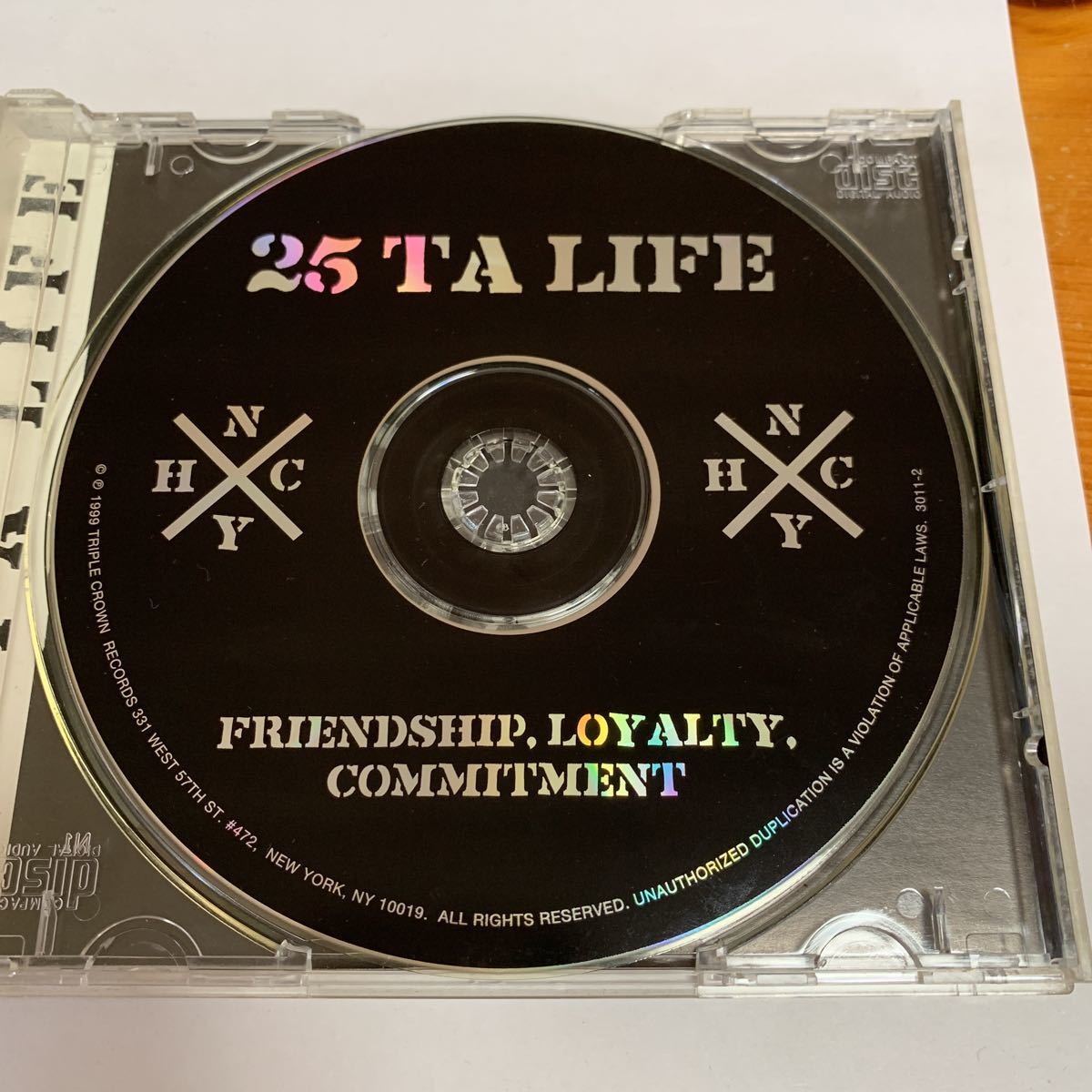 CD アルバム 25 TA LIFE FRIENDSHIP LOYALTY COMMITMENT 90's 中古品 美品(CDケース擦り傷あり) 送料送無の画像4