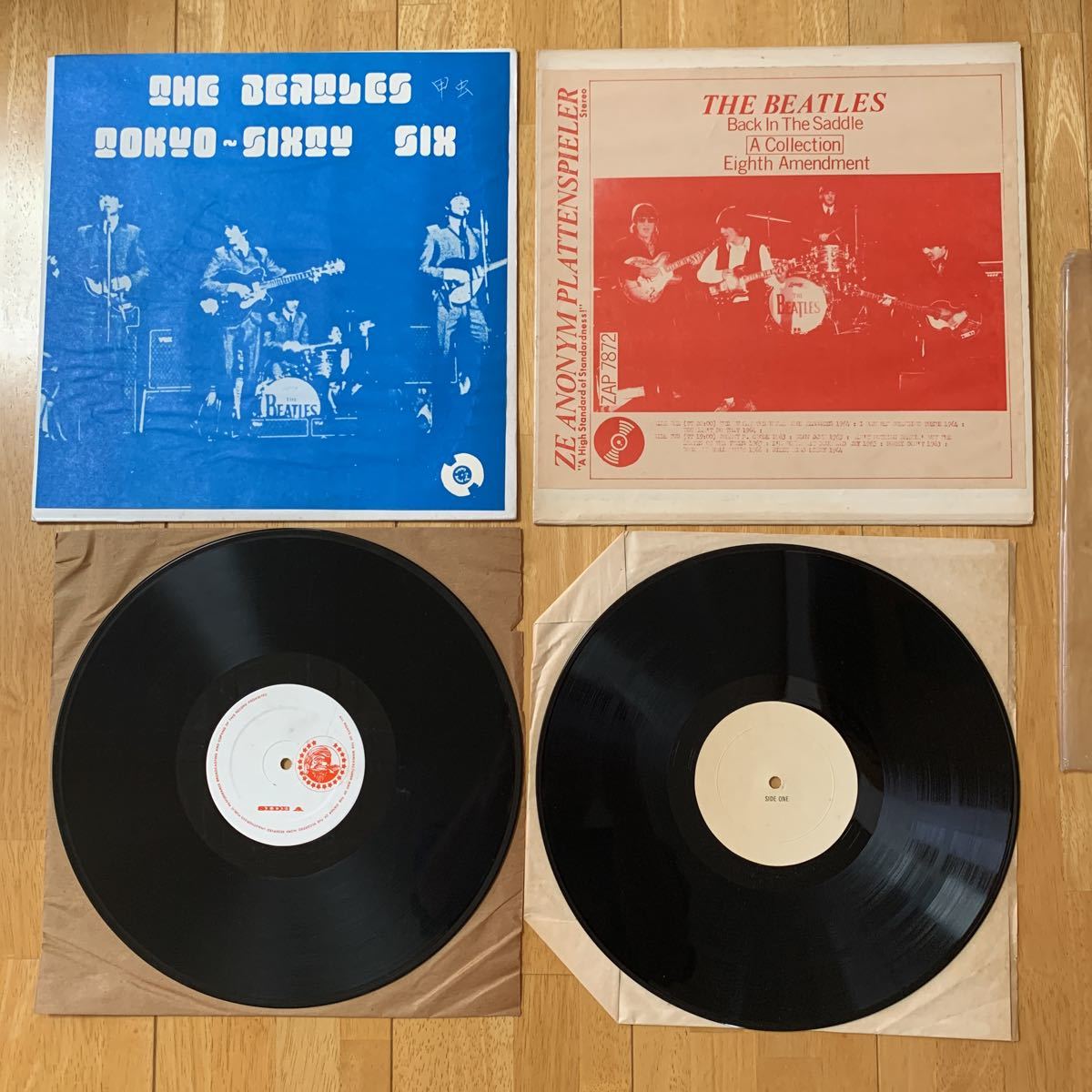 海賊盤レコード 2枚セット 1. THE BEATLES TOKYO-SIXTY SIX 2. THE 海賊盤レコード 2枚セット 1. THE BEATLES TOKYO-SIXTY SIX 2. THE