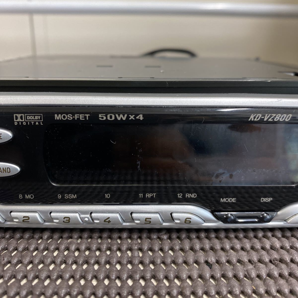 JVC DVD/CD RECEIVER MODEL NO.KD-VZ800 работоспособность не проверялась Junk 