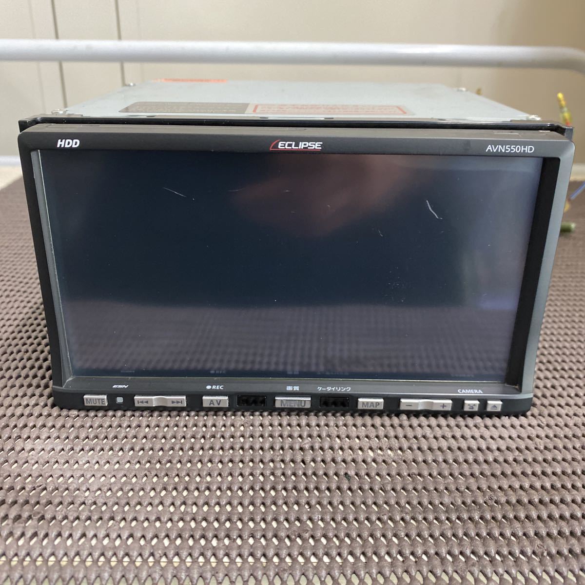 ECLIPSE HDDナビ　AVN550HD 動(dòng)作未確認(rèn)　ジャンク