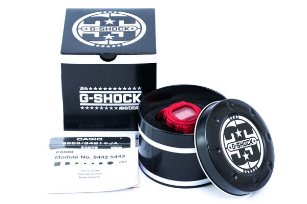 CASIO カシオ G-SHOCK Gショック DW-5735C 35周年記念スペシャルモデル レッドアウト クォーツ デジタル メンズ 腕時計 箱付 #30868