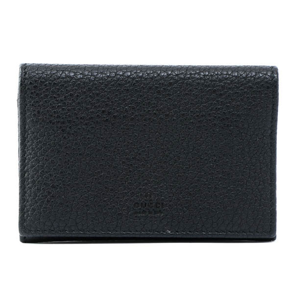 GUCCI グッチ 248080・496334 カードケース 名刺入れ ブラック レザー