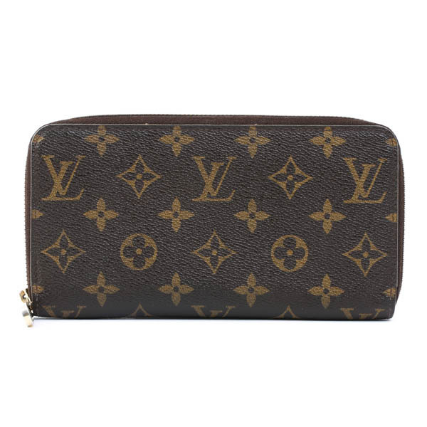 LOUIS VUITTON ルイヴィトン モノグラム M60017 ジッピーウォレット ラウンドファスナー長財布 保存袋付 #28614YR_画像1