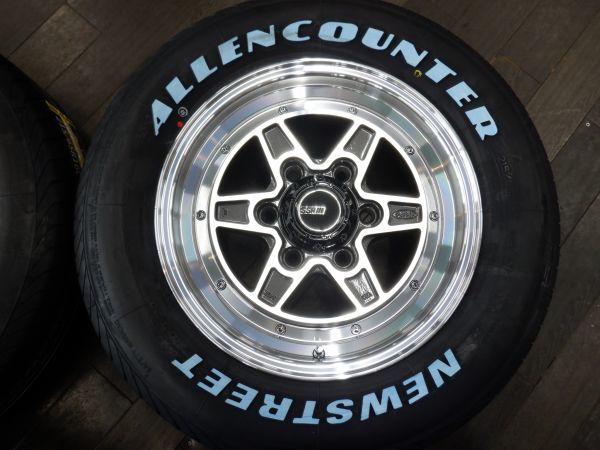 S 送料無料 ネオクラ SSR ディバイト MK-6 MK6 16 6H139.7 6.5J+38 オーレンカウンター ホワイトレター 215/65R16 ハイエース レジアス_画像3
