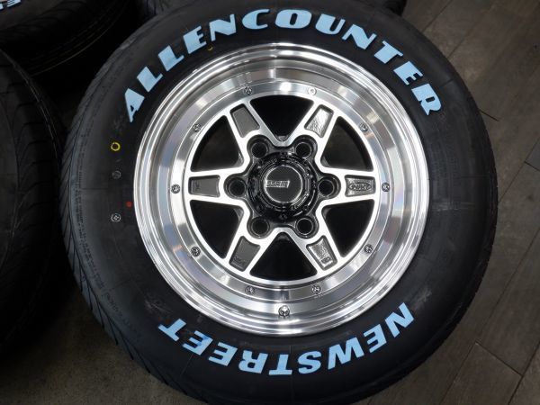 S 送料無料 ネオクラ SSR ディバイト MK-6 MK6 16 6H139.7 6.5J+38 オーレンカウンター ホワイトレター 215/65R16 ハイエース レジアス_画像2