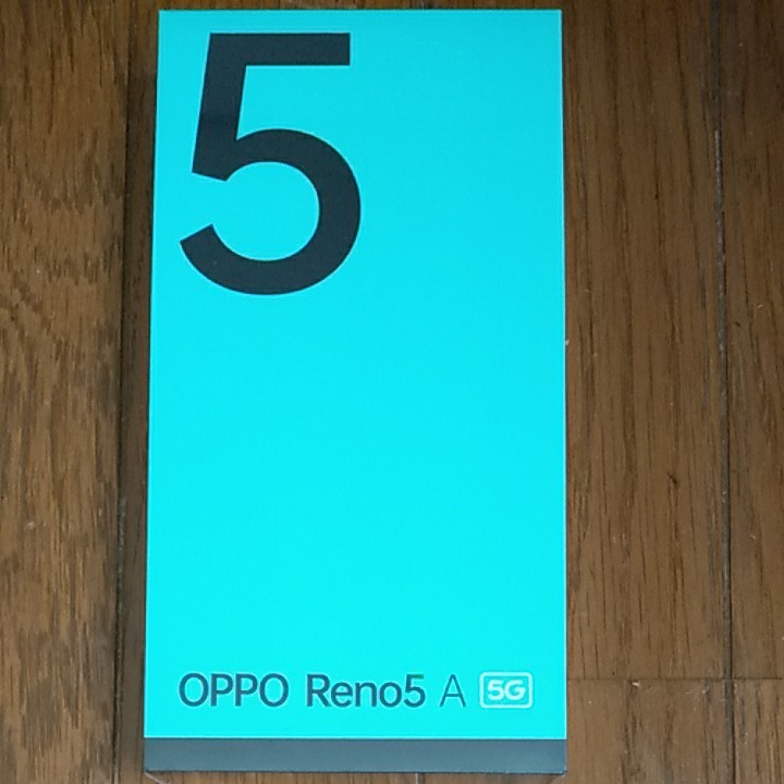 未開封品 oppo reno 5A 本体 simフリー esim ブルー A103OP SIMロック