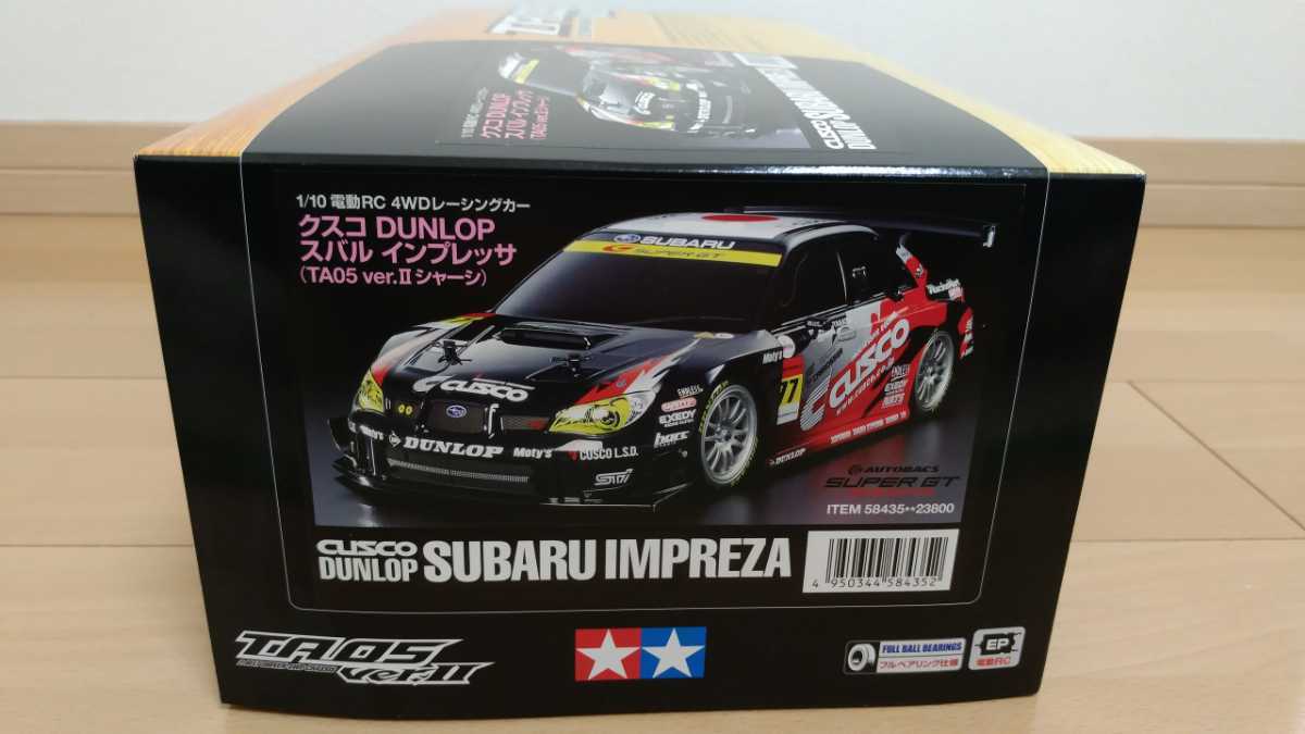 タミヤ 1/10 クスコ DUNLOP スバルインプレッサ ta05 ver.2 レーシング