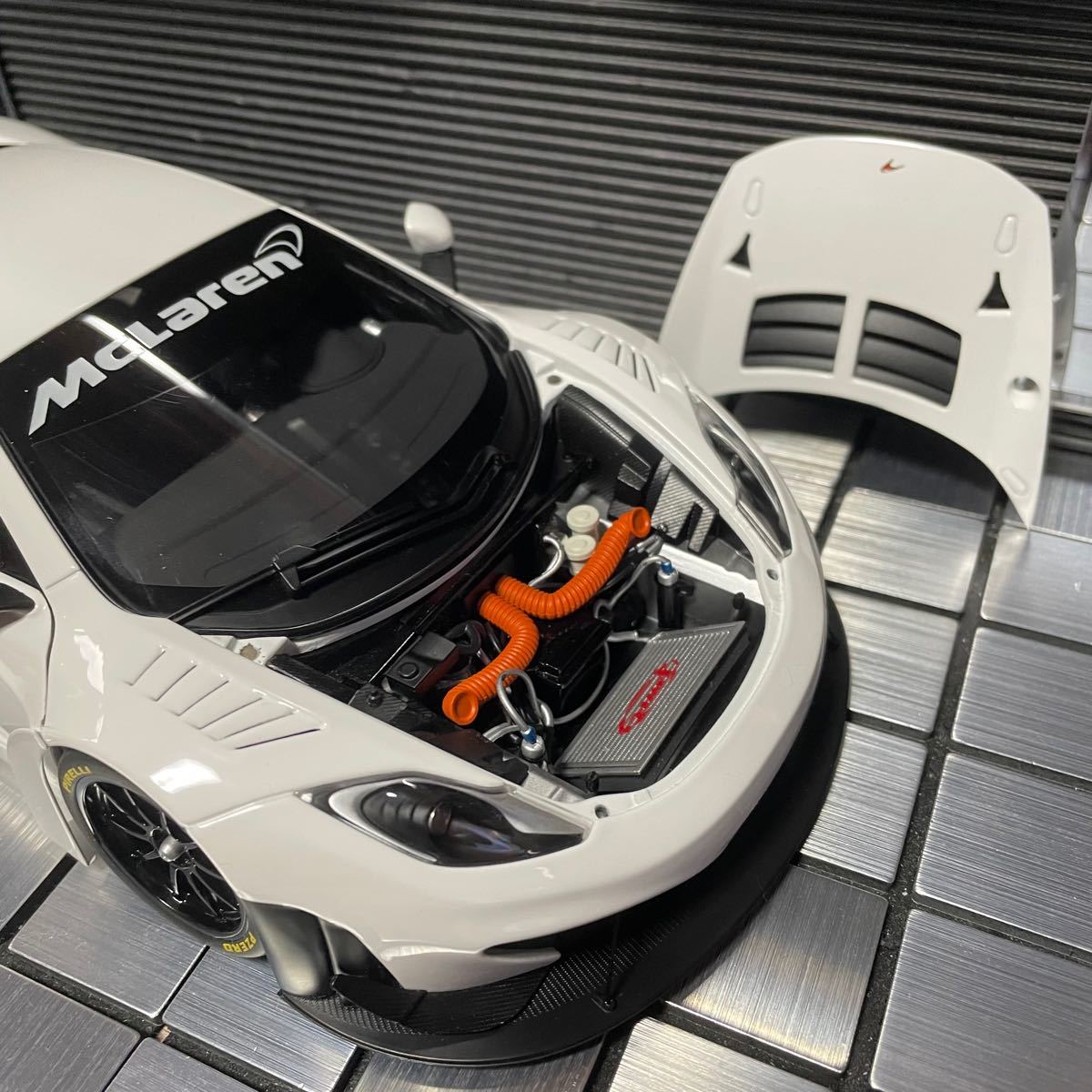 未展示品 オートアート 1/18 マクラーレン 12C GT3 ホワイト | www