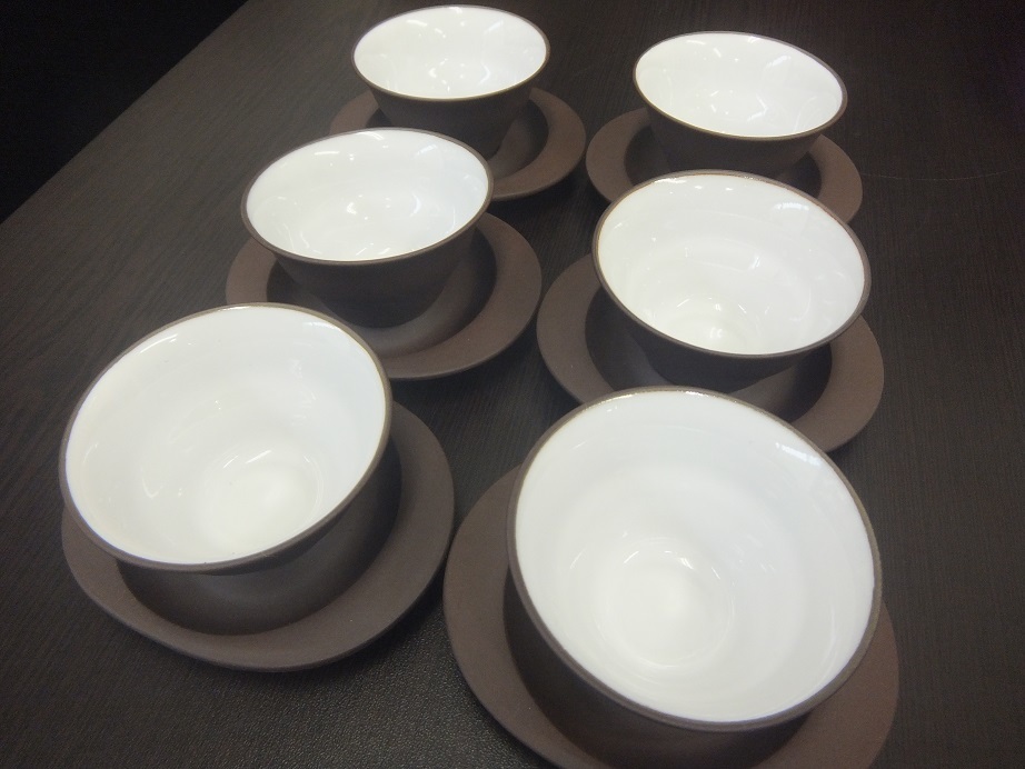 茶道具】中国のお土産品です♪ 茶道具 一式 抹茶茶碗 6客分※注意事項