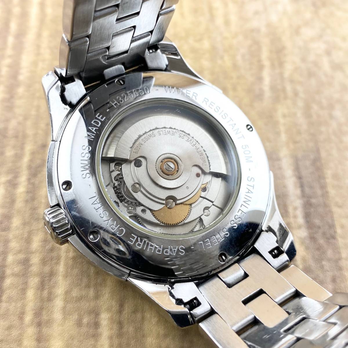 1円〜】HAMILTON ハミルトン 腕時計 メンズ AT 自動巻 H325650 ジャズ
