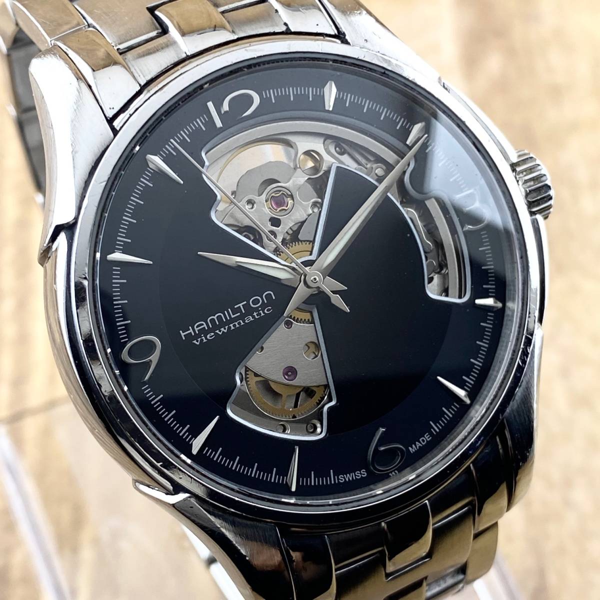 1円〜】HAMILTON ハミルトン 腕時計 メンズ AT 自動巻 H325650 ジャズ