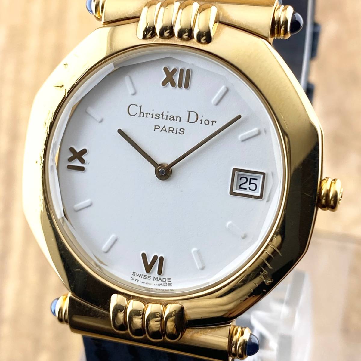 1円〜】Christian Dior クリスチャン ディオール 腕時計 メンズ D63