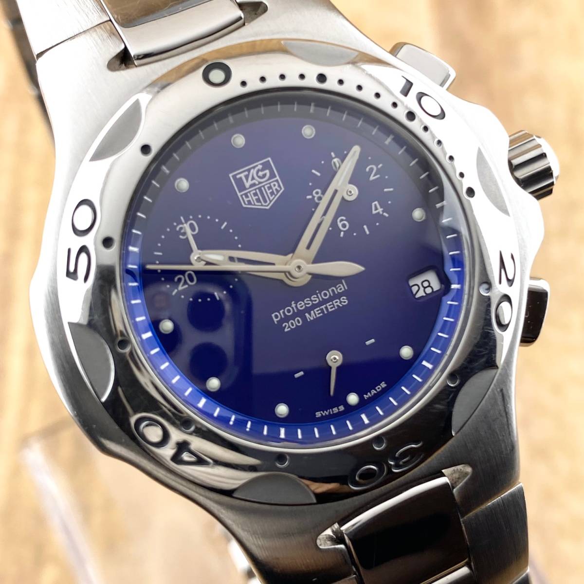 1円〜】TAG HEUER タグ ホイヤー 腕時計 メンズ クロノグラフ キリウム