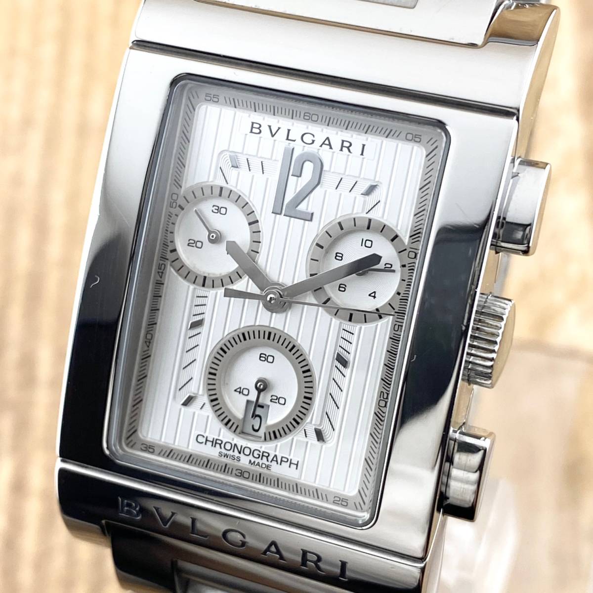 Yahoo!オークション - 【1円〜】BVLGARI ブルガリ 腕時計 メンズ クロノ