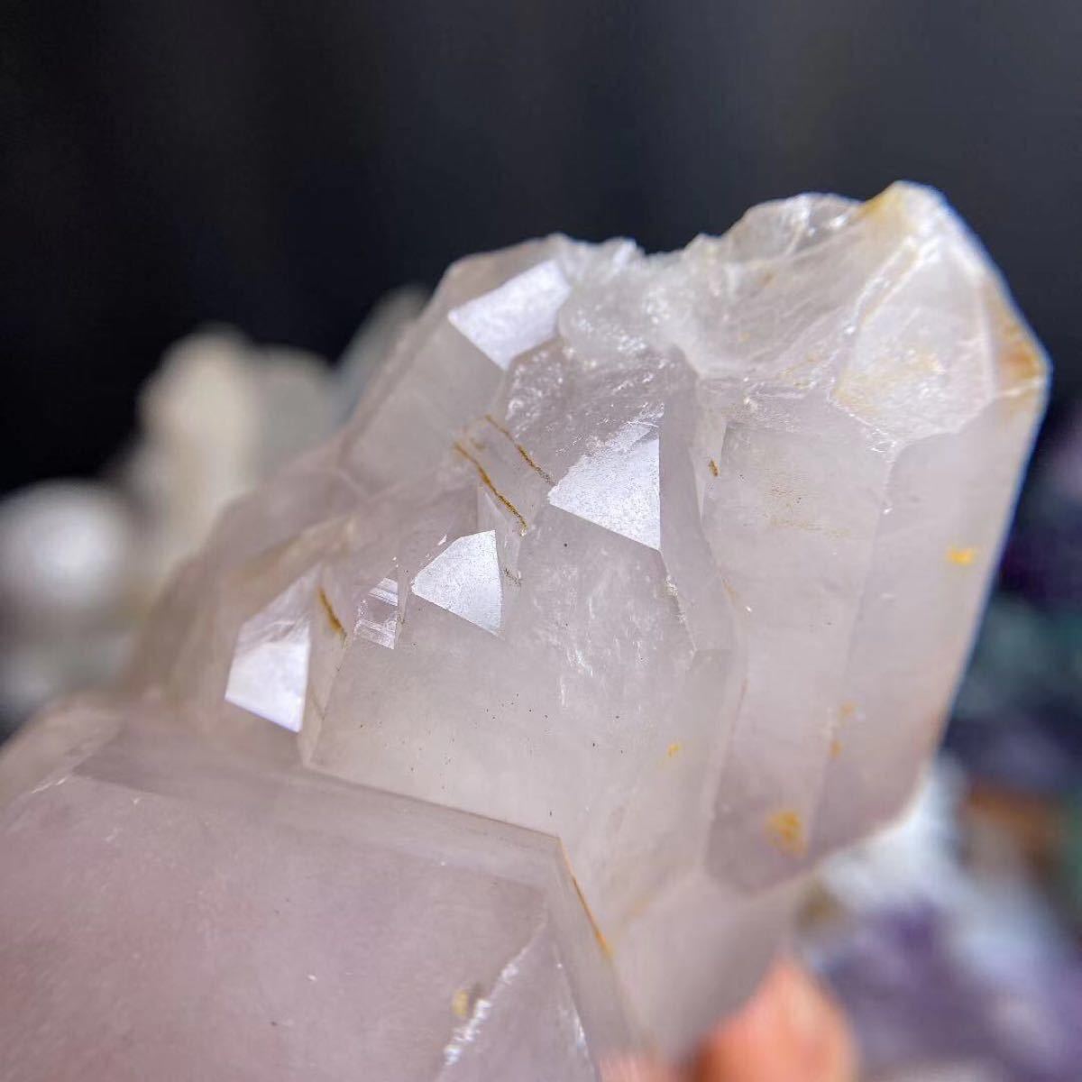 限界価格 希少 大結晶 美造型 ピンクの色 水晶クラスター 天然石 限界価格 希少 大結晶 美造型 ピンクの色 水晶クラスター 天然石