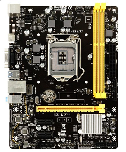 新品登場 マザーボード H310MHD3 BIOSTAR 新品に近い Intel DDR3