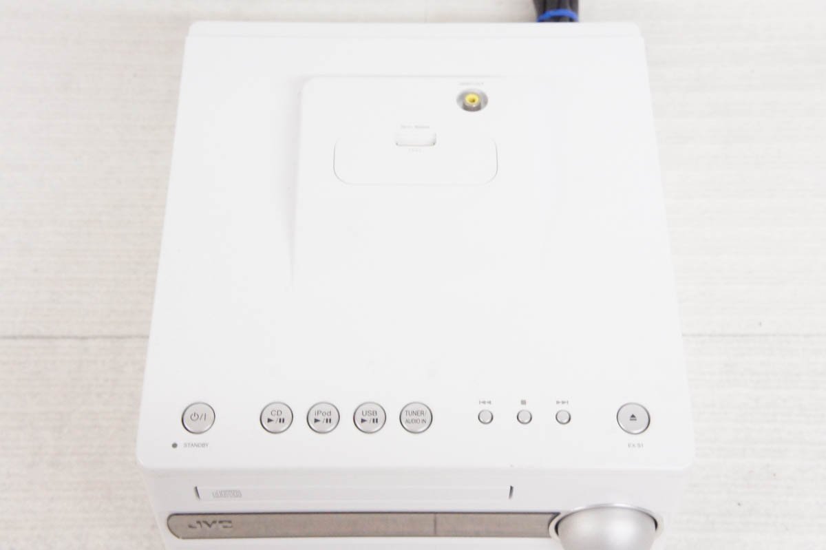 JVC CD receiver iPoddok installing CA-EXS1 white 