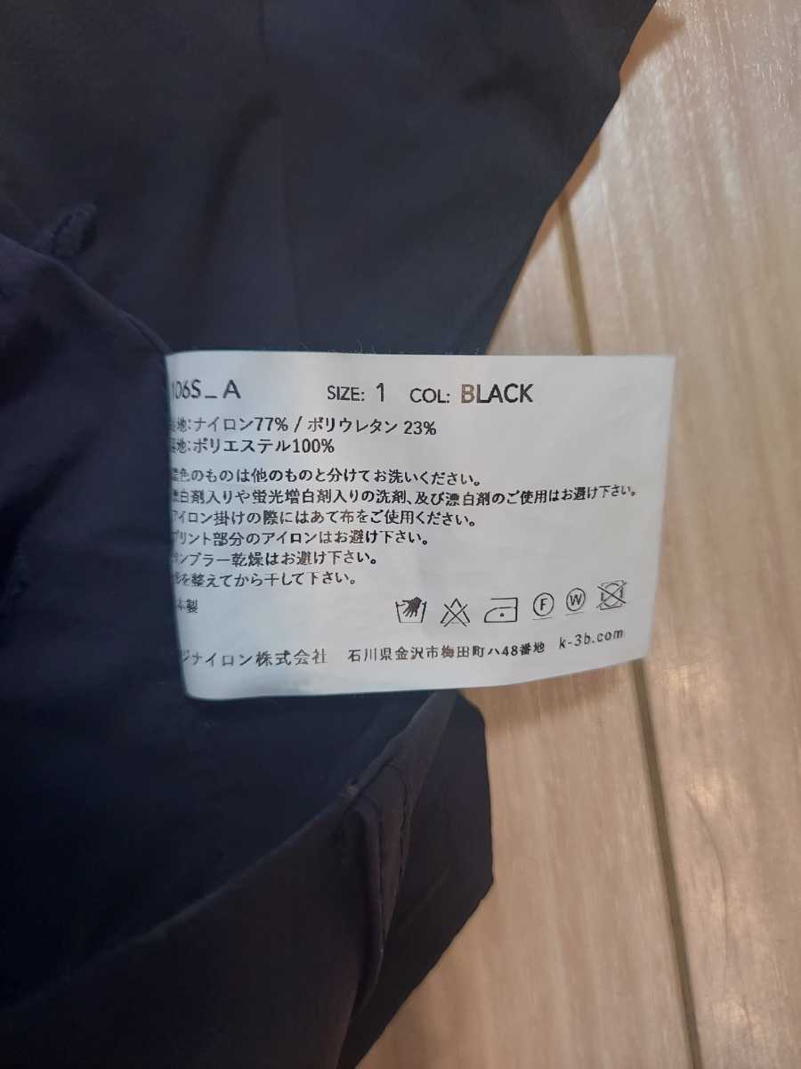 K-3B 干場プロデュース 4WAYストレッチ カーゴショーツ 1 ブラック