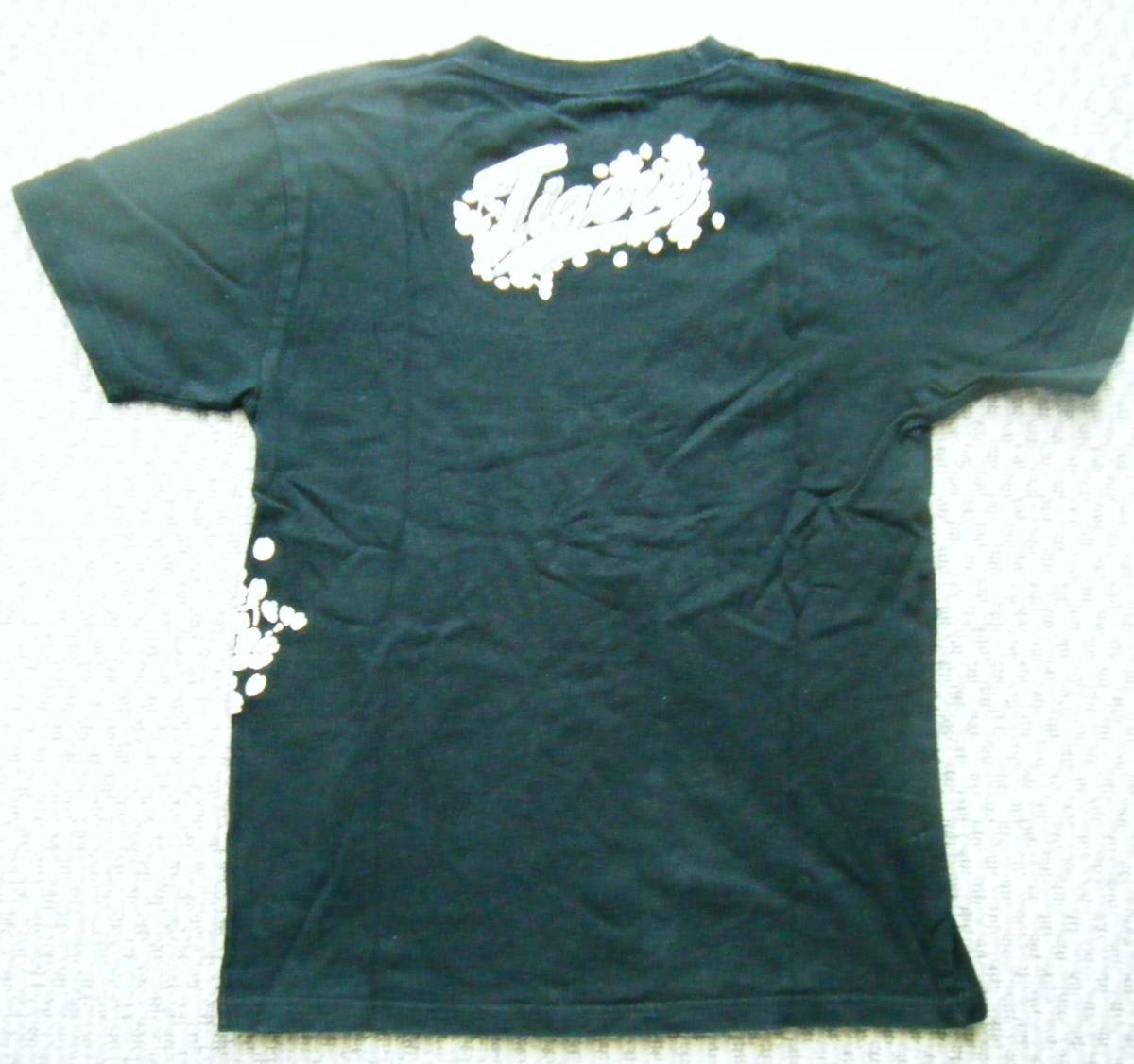☆むかしむかし 阪神タイガース 和柄プリントTシャツ 160サイズ ブラックの画像2