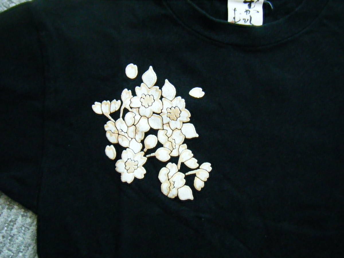 ☆むかしむかし 阪神タイガース 和柄プリントTシャツ 160サイズ ブラックの画像6