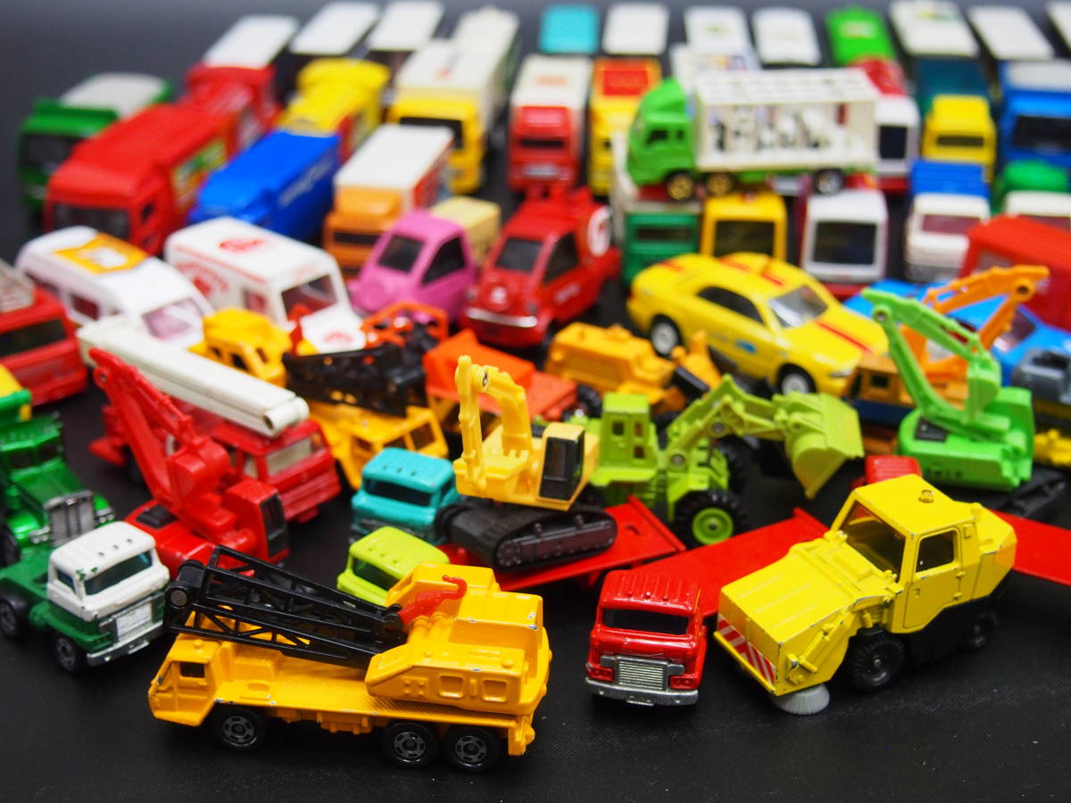 大量 TOMICA トミカ ミニカー 働く車 建機 作業車 バス トラック