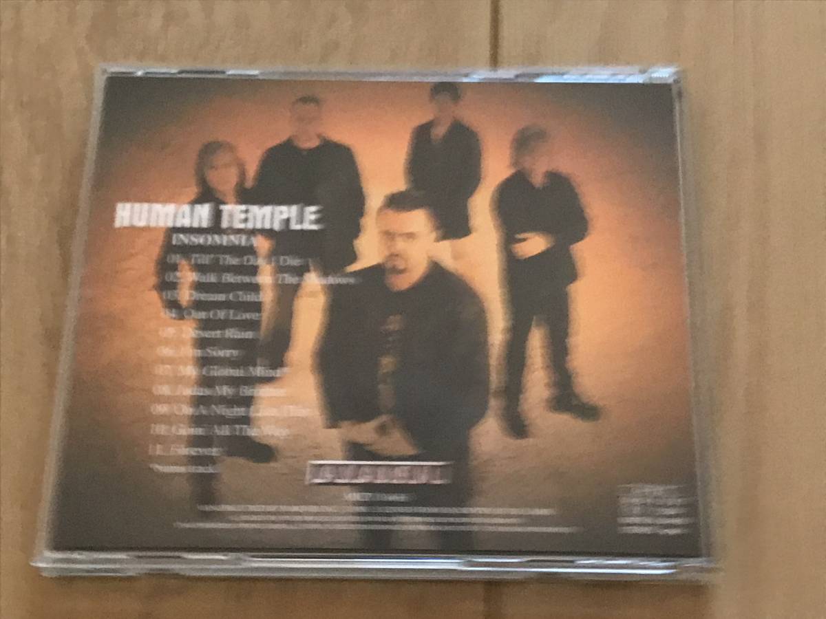 [国内盤美品CD:廃盤] HUMAN TEMPLE ヒューマン テンプル / INSOMNIA インソムニアの画像2