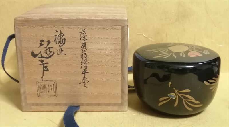 笹蒔絵平棗 五代川端近左 茶道具 保証品 共箱 lp2m.ustjogja.ac.id