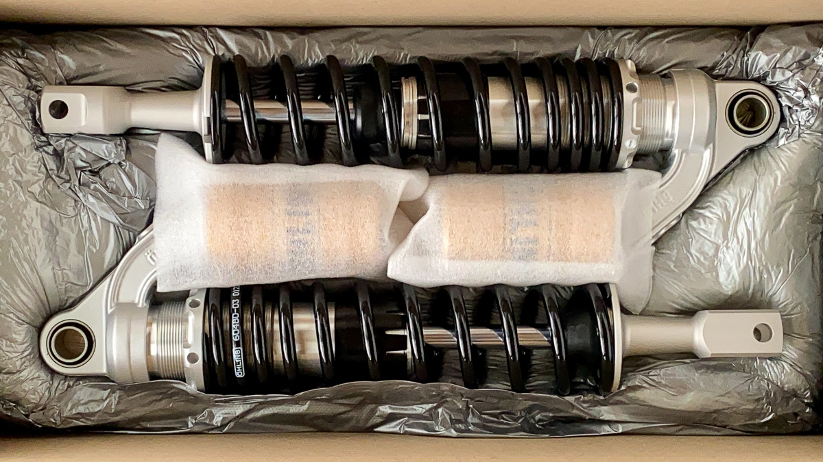 タンク HO140 オーリンズ OHLINS リアショック S36P CBX1000 黒 364mm