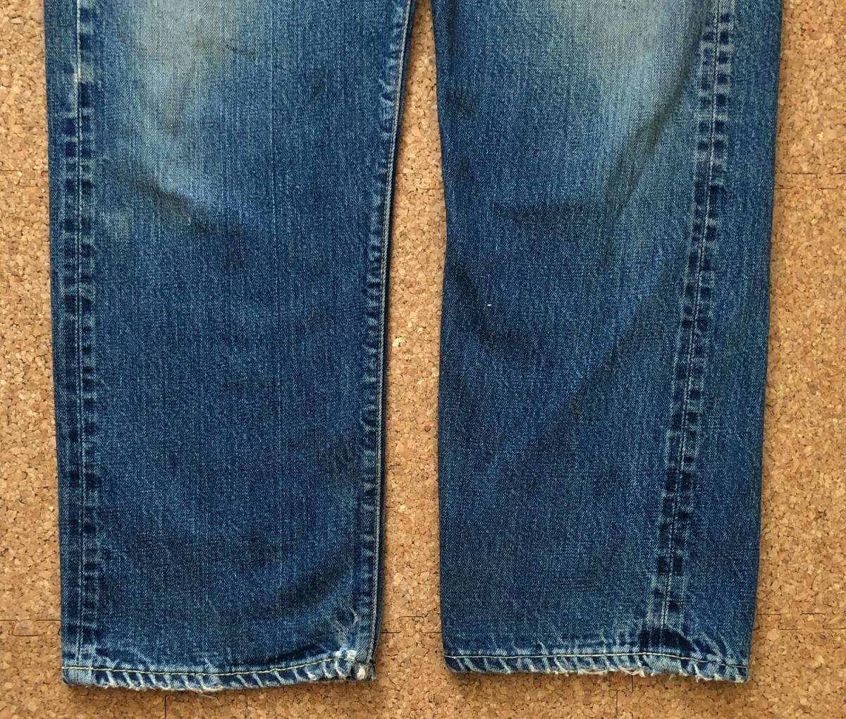 60S LEVIS リーバイス501 BIGE 足長R 刻印8 リペア済み ヴィンテージ