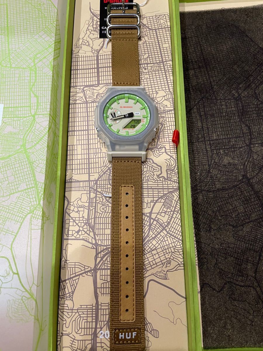 G-SHOCK GA-2100 クロスベルトのHUFコラボモデル - Impress Watch