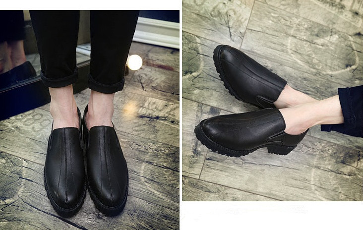 * new goods * men's TL71282-24.0cm/38 slip-on shoes business shoes black (2 color ) thickness bottom put on footwear feeling ..