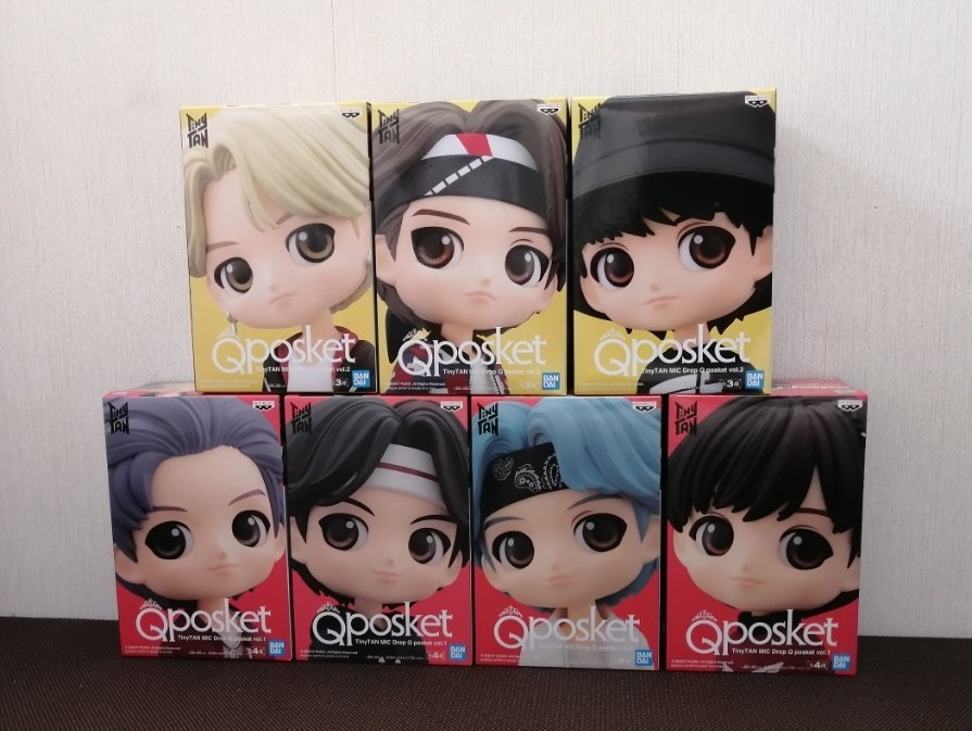 BTS TinyTAN タイニータン Qposket フィギュア 7種 セット BTS TinyTAN タイニータン Qposket フィギュア 7種 セット
