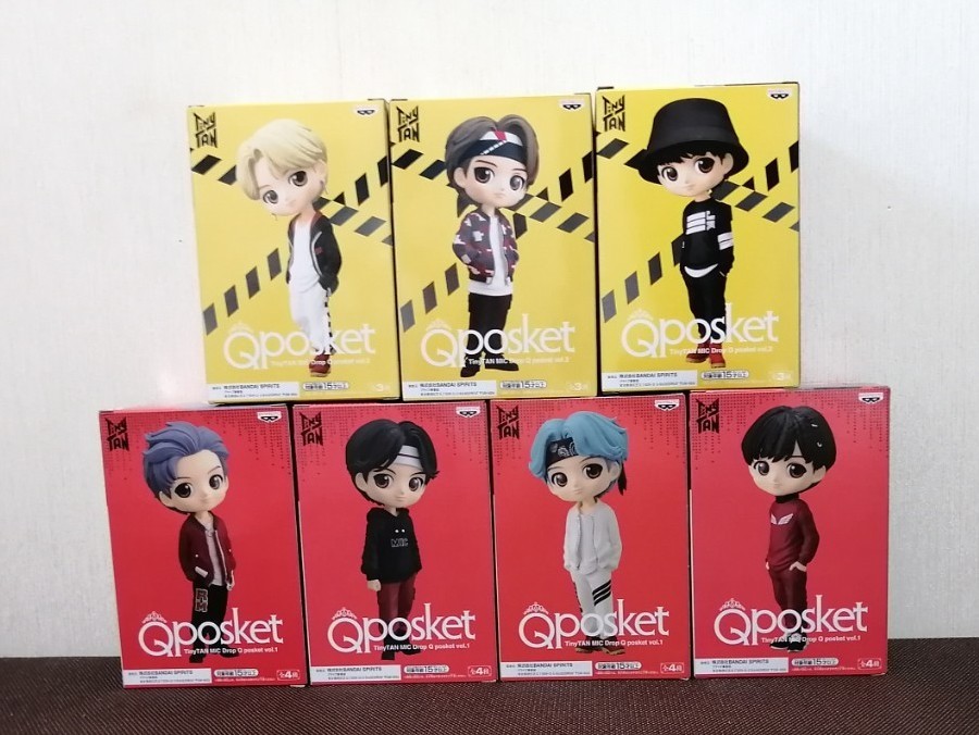 BTS TinyTAN タイニータン Qposket フィギュア 7種 セット BTS TinyTAN タイニータン Qposket フィギュア 7種 セット